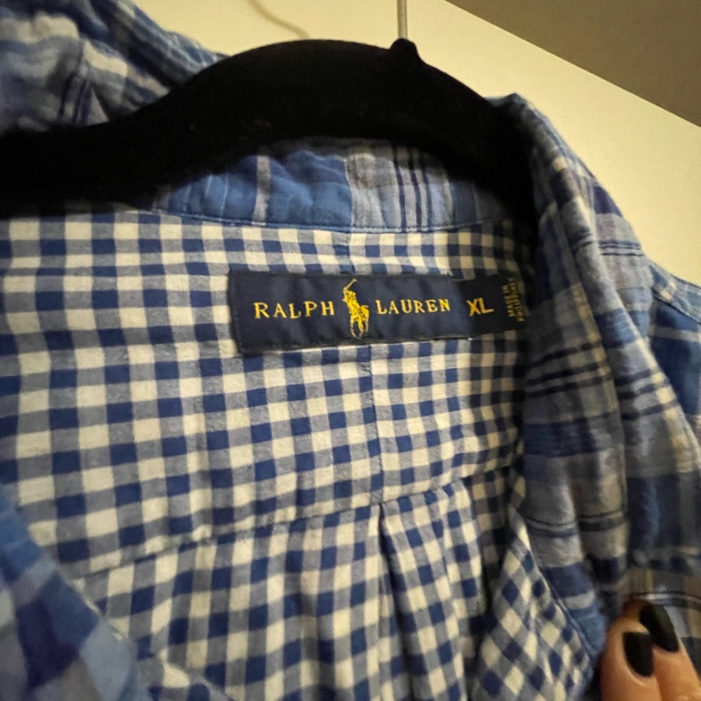 Ralph lauren checked shirt